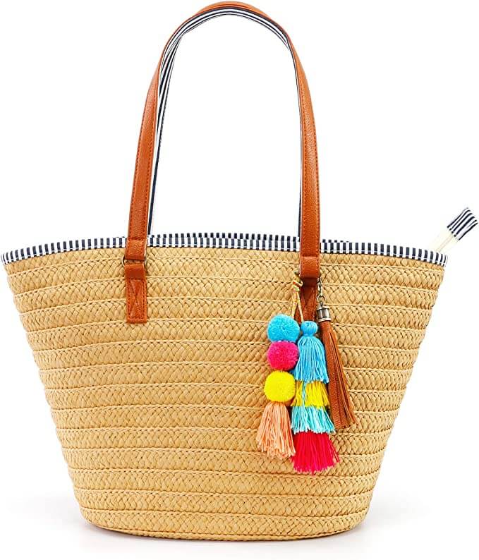 Best Straw Beach Bags UK - TheBeachBags