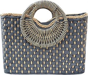 QZUnique Hand-woven Straw Bag Women