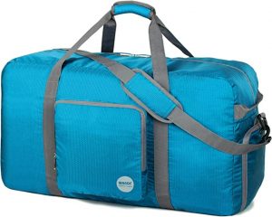 Foldable Duffle Bag 120L, Super Lightweight Travel Duffel for Luggage Sports Gym Water Resistant Nylon by WANDF